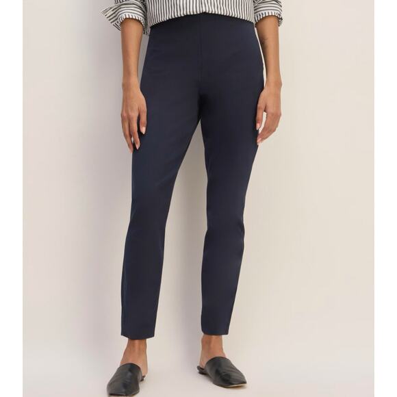 NWOT Everlane The Bi-Stretch Work Pant In Navy Size 10 - Picture 2 of 9